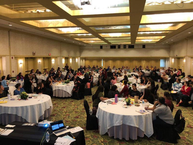 Hundreds of teachers participate in early childhood education social emotional training.